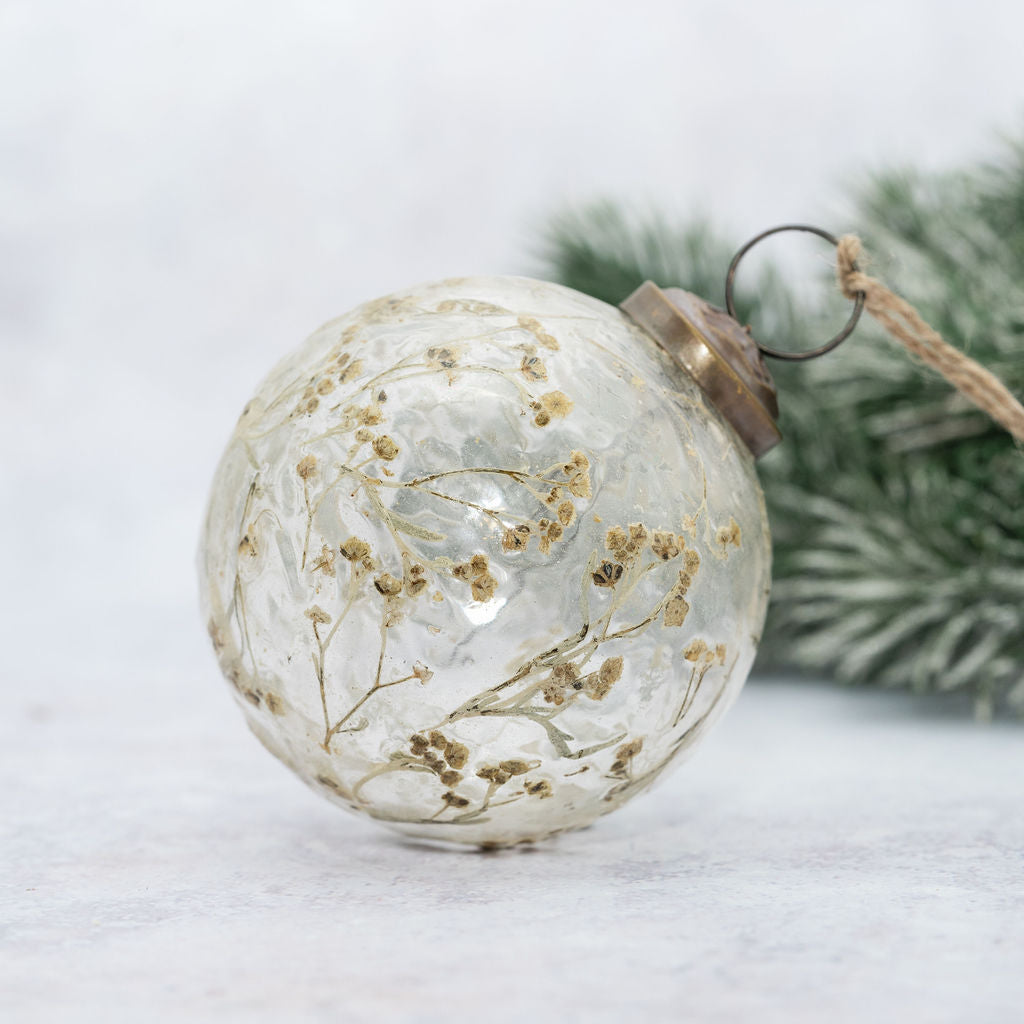 3" Spray Botanical Bauble