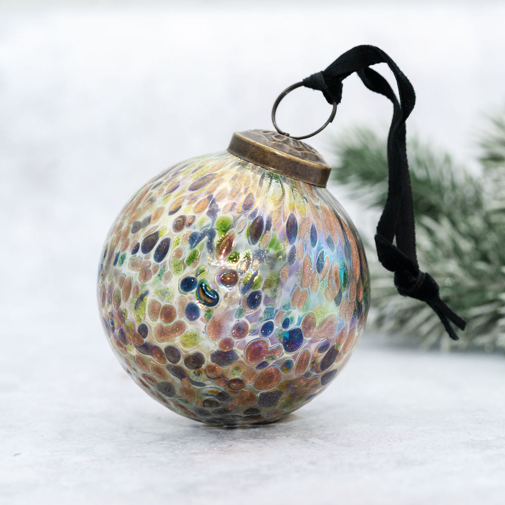 3" Multi Sparkle Cheena Bauble