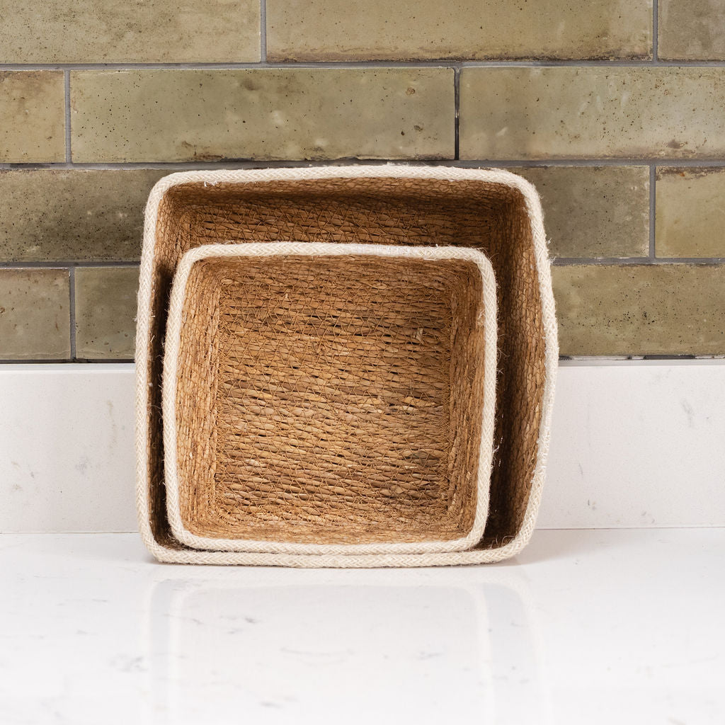 Surma Seagrass Square Basket