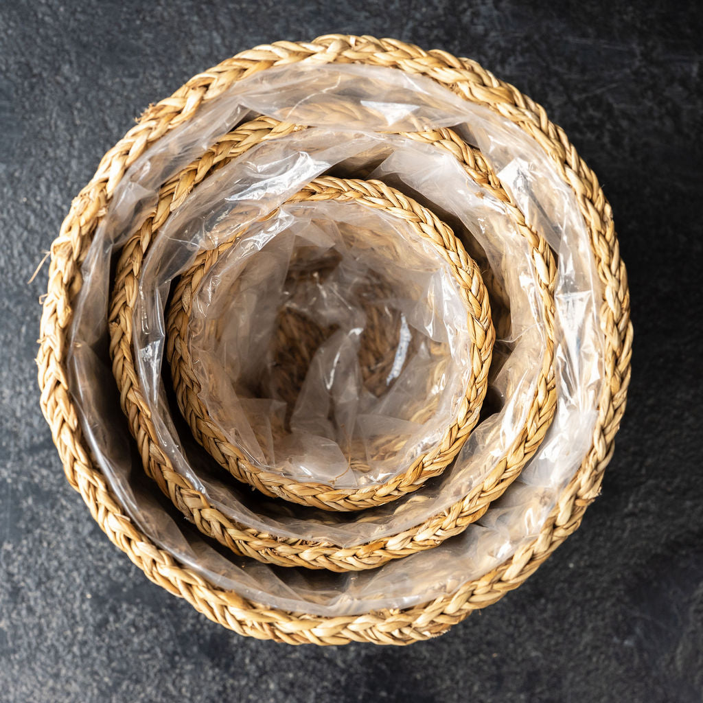 Feni Seagrass Round Planter