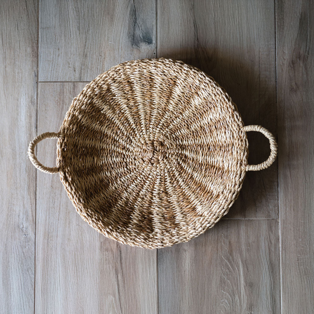 Bagshi Seagrass Round Woven Tray