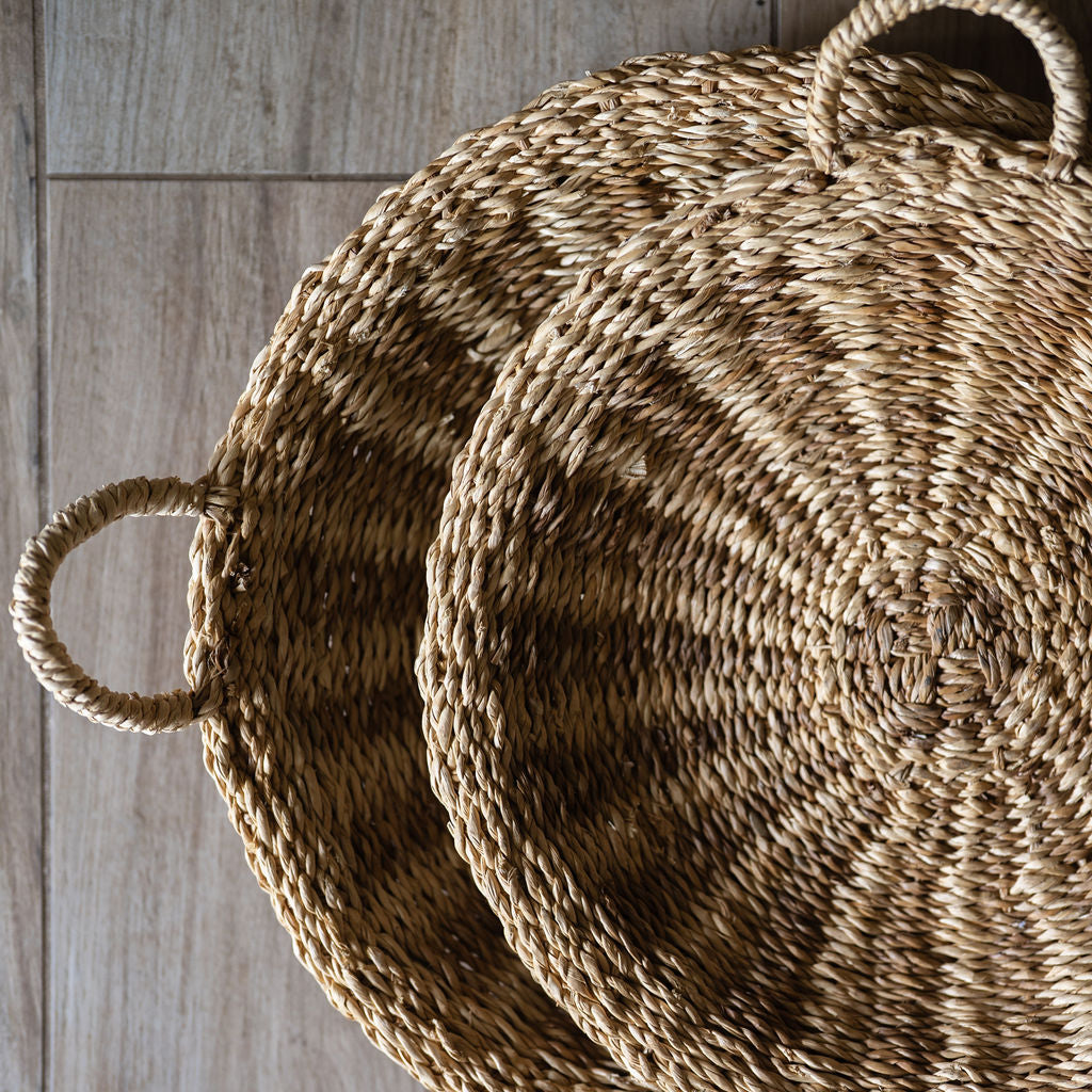 Bagshi Seagrass Round Woven Tray