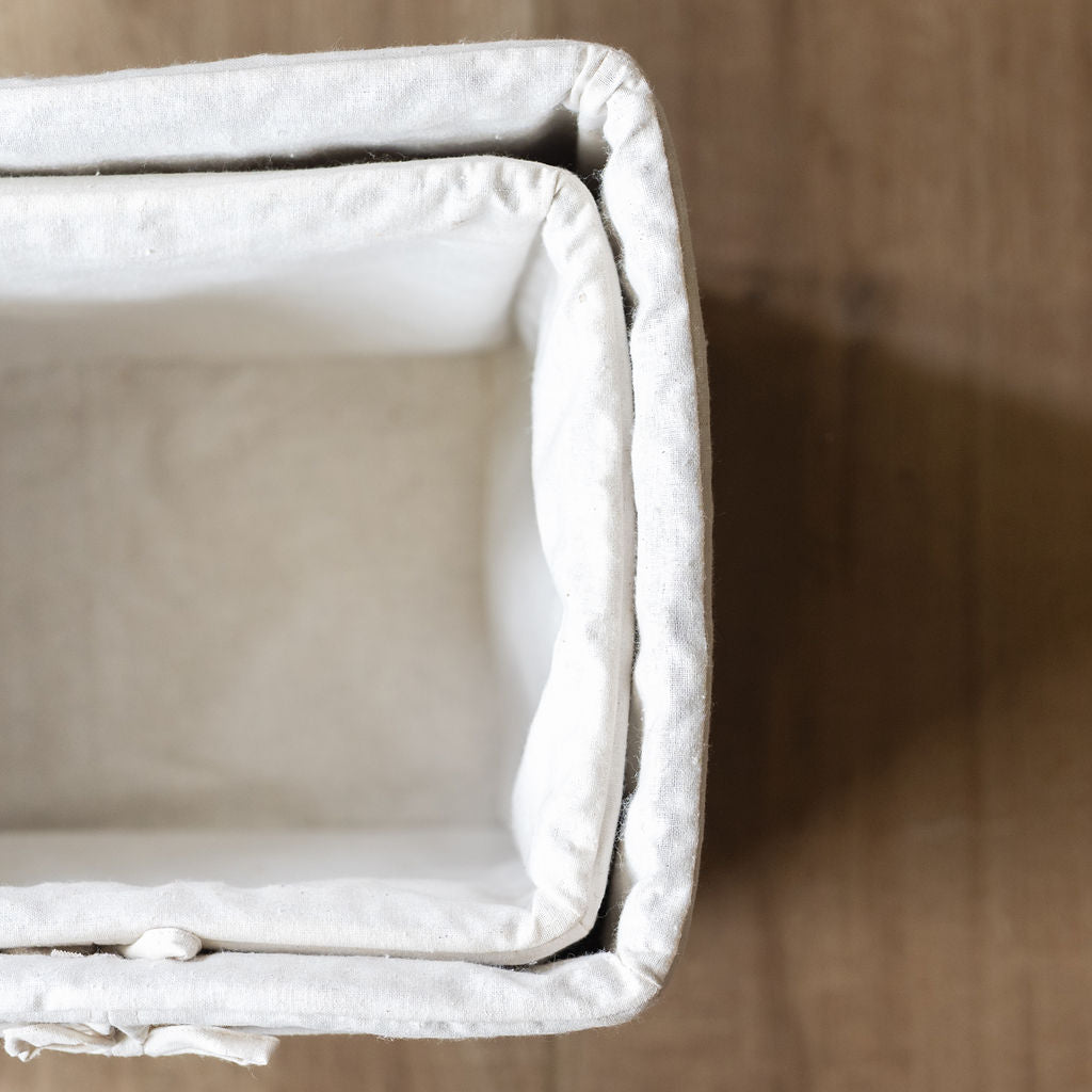 Balu Lined Seagrass Storage Basket