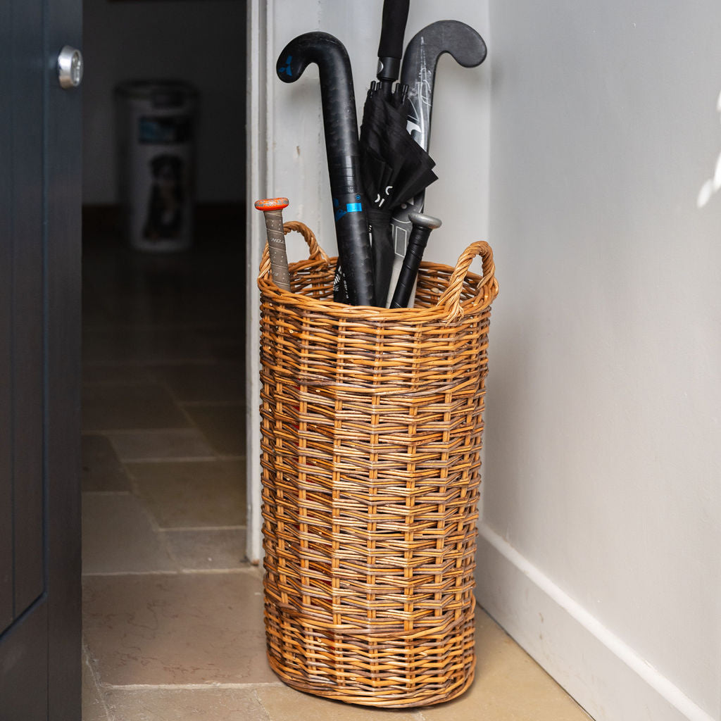 Circular Multi-Weave Umbrella Stand