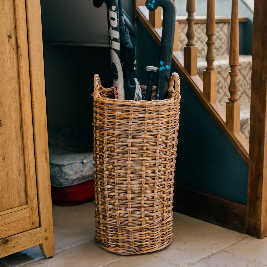 Circular Multi-Weave Umbrella Stand