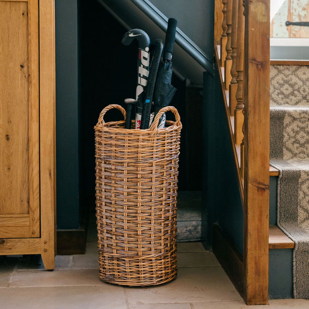 Circular Multi-Weave Umbrella Stand