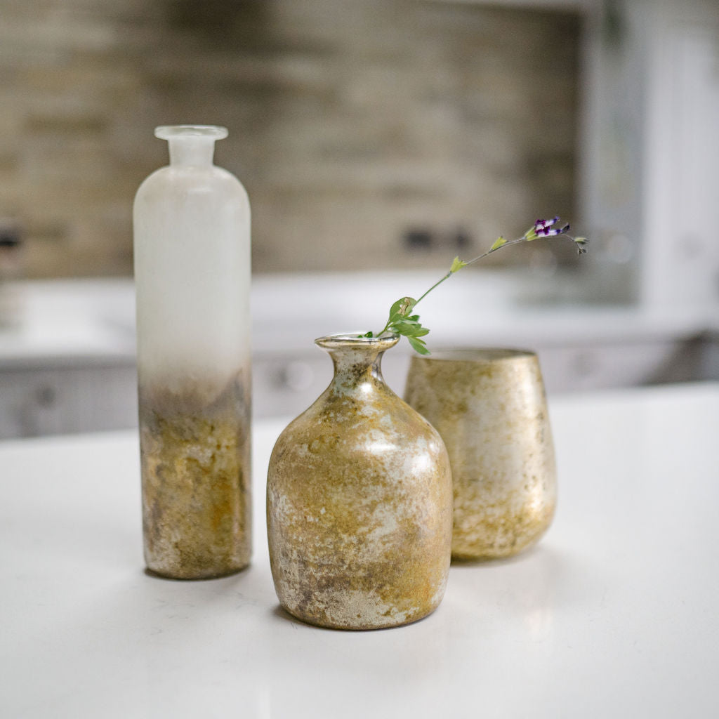 Luella Rustic Glass Vase