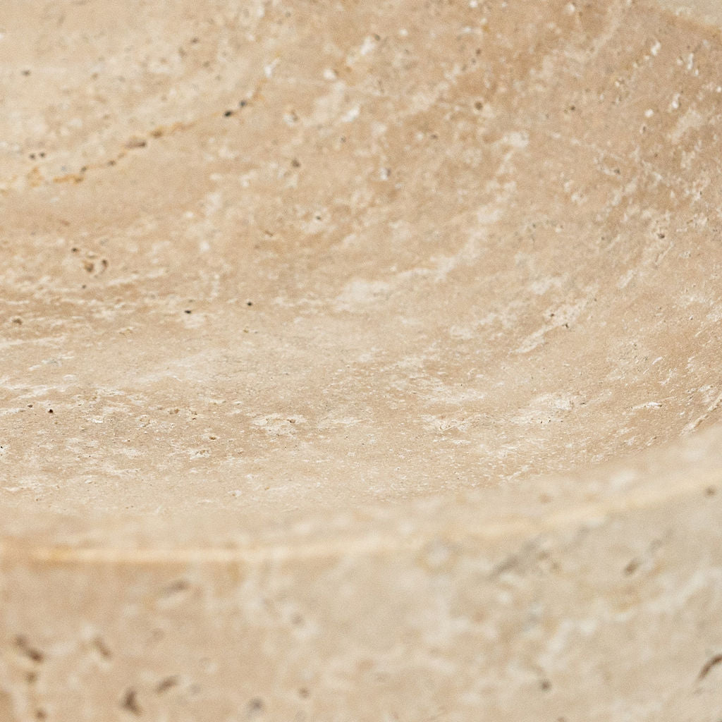 Liza - Travertine Decorative Bowl