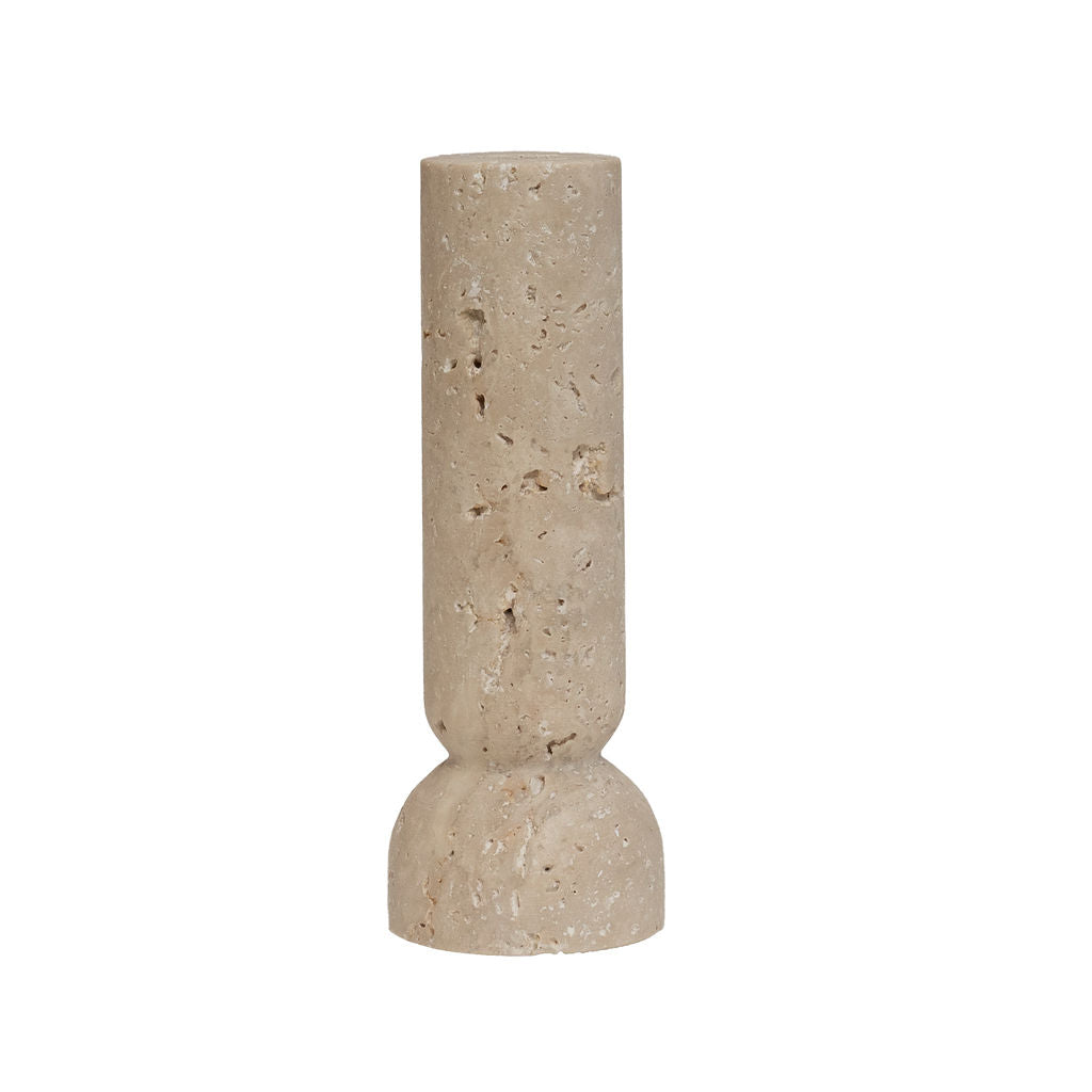 Keekle - Travertine Candlestick