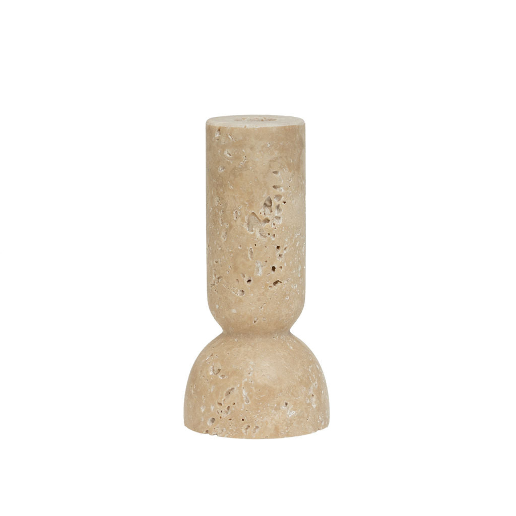 Keekle - Travertine Candlestick