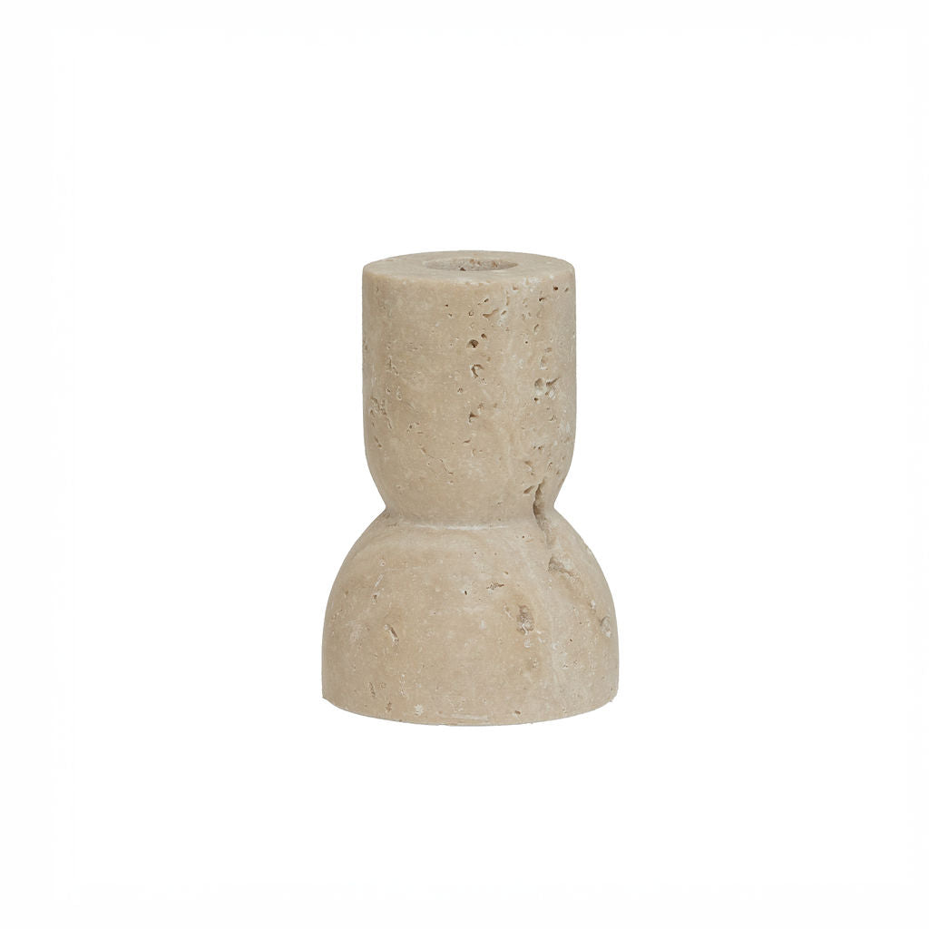 Keekle - Travertine Candlestick