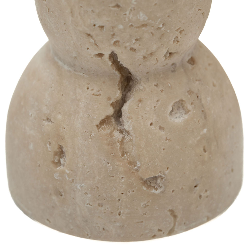 Keekle - Travertine Candlestick