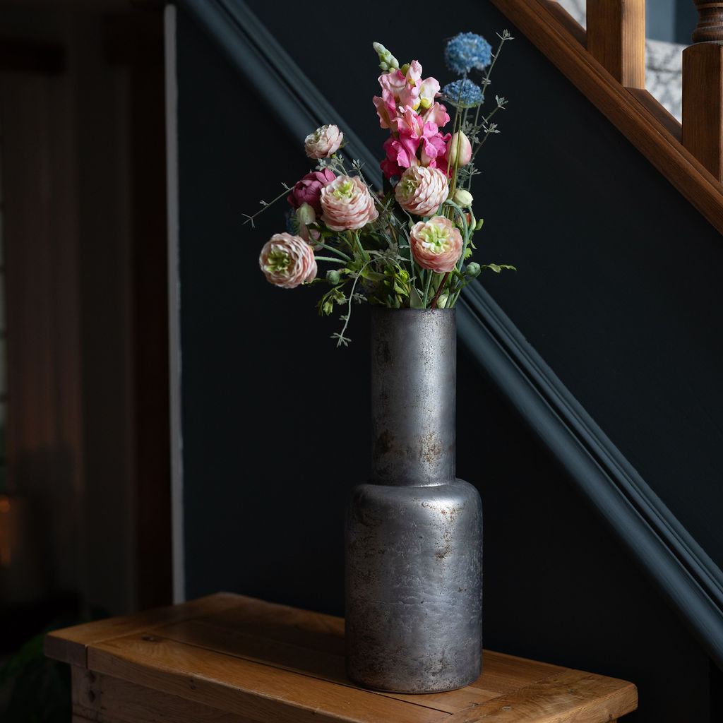 Ash Tall Glass Vase