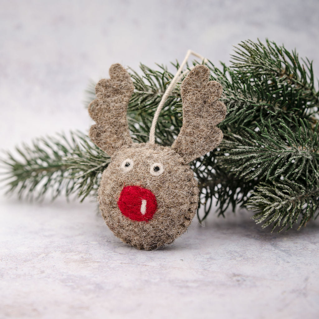 Felt Rudolph Tree Decoration – Arthur Cameron