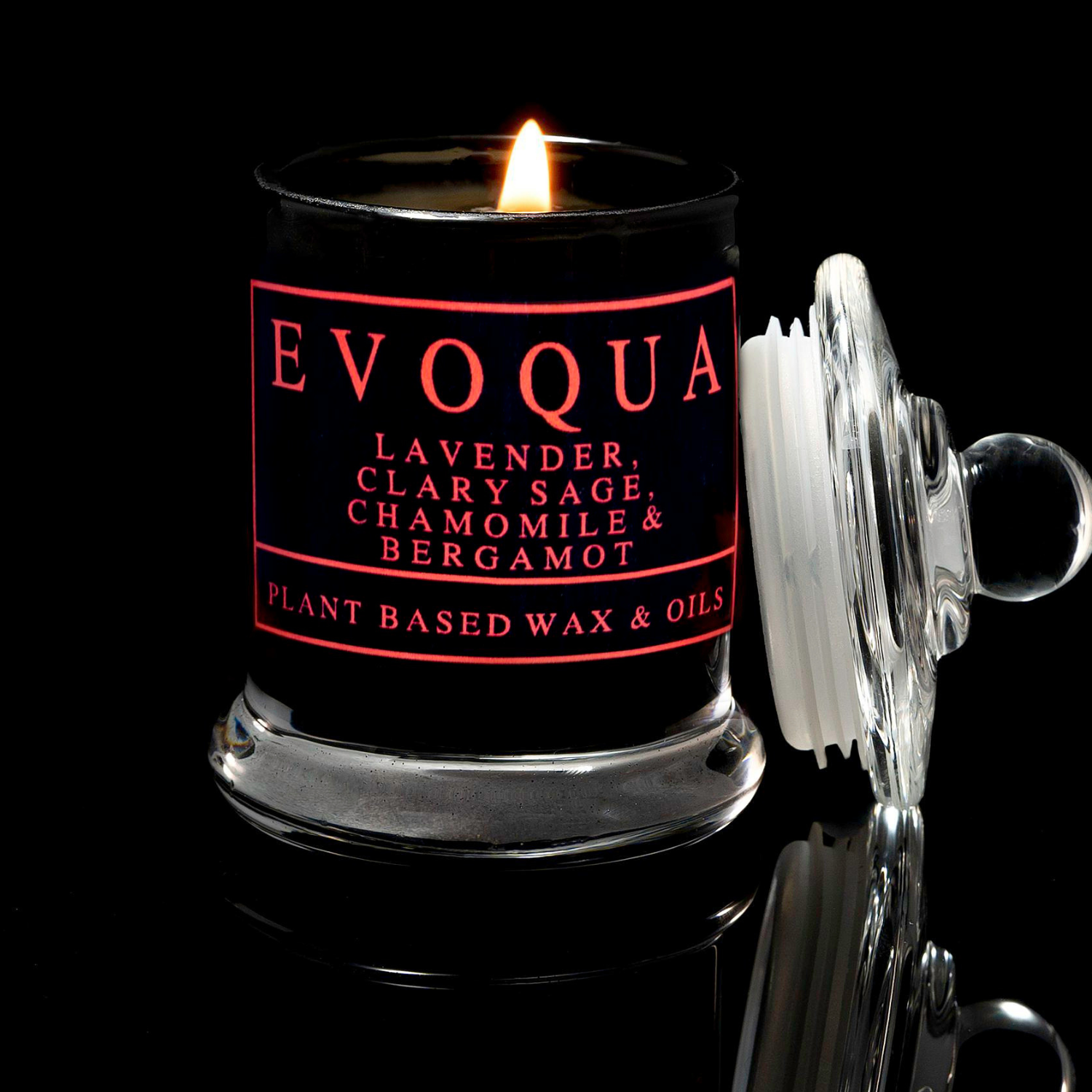 Evoqua 3 Piece Scented Candle Gift Set - Lavender, Clary Sage, Chamomile, Bergamot / Orange, Mandarin, Bergamot, Lavender / Eucalyptus, Lemon, Mint