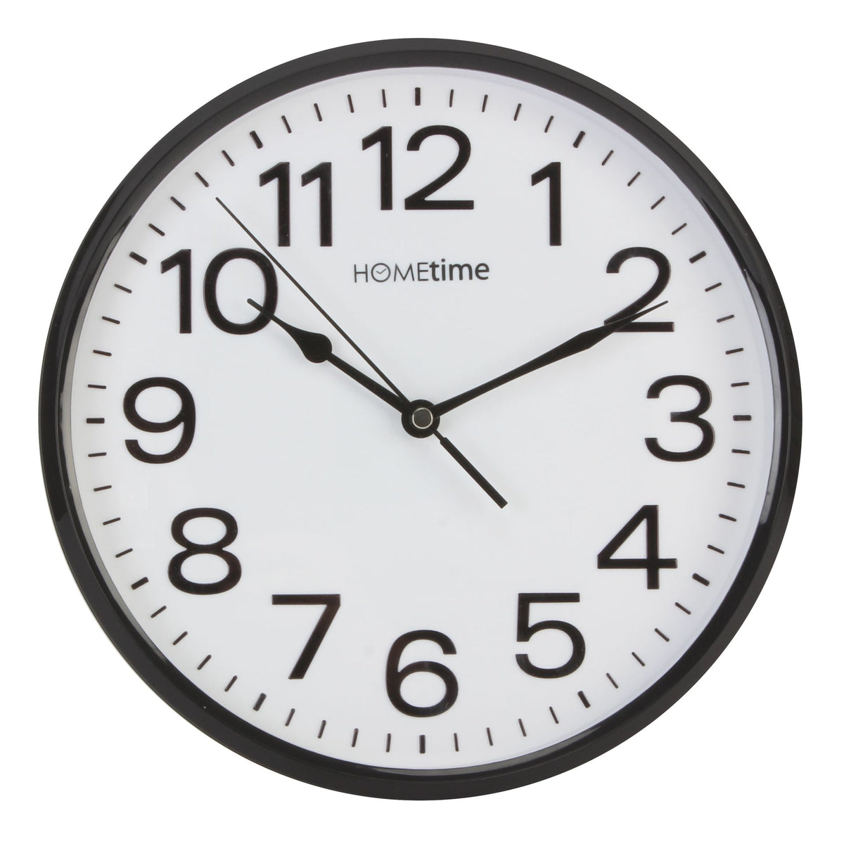 Hometime 26cm Wall Clock with Sweep - Black – Arthur Cameron