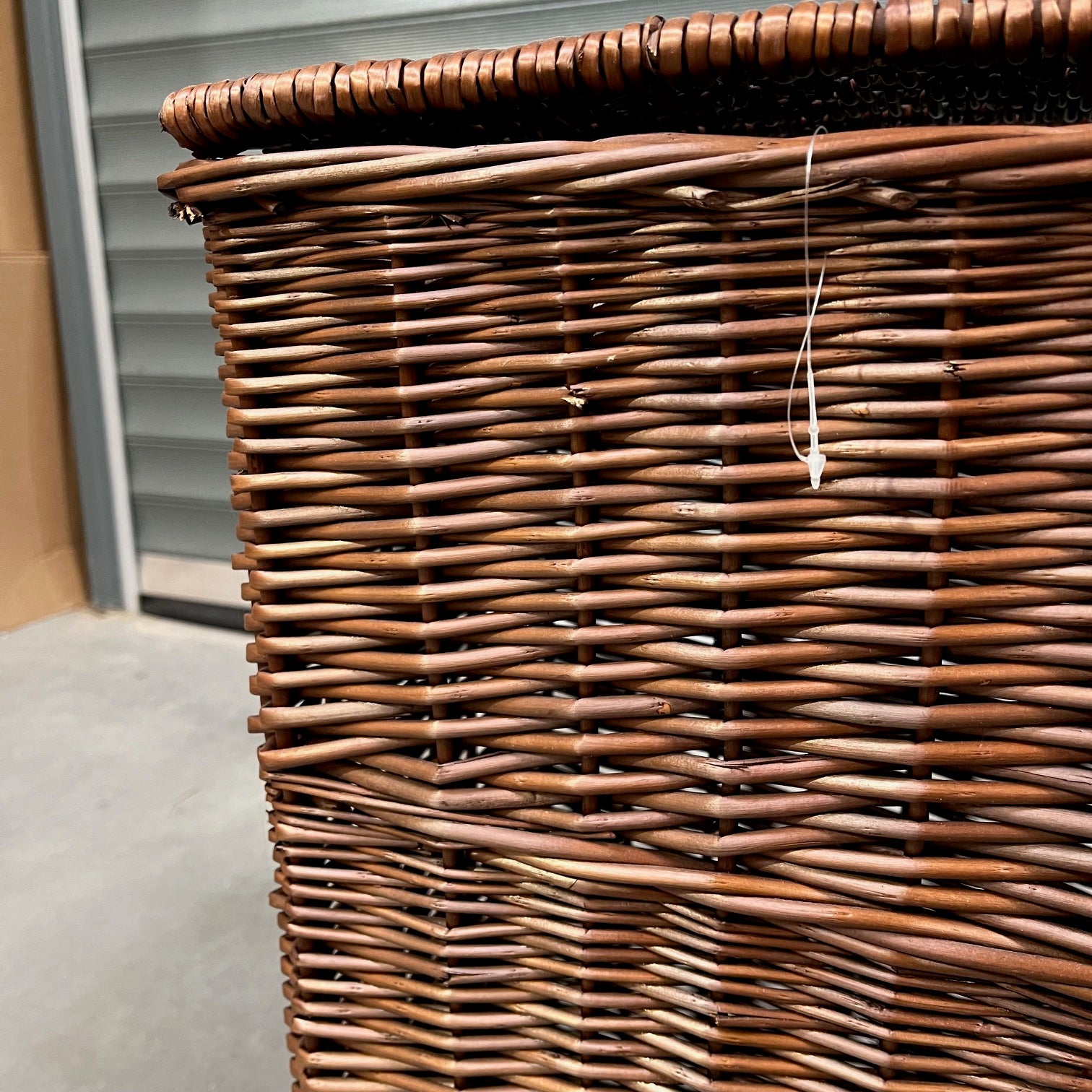 Distilled Brown Medium Laundry Basket - 2nds Lot 85