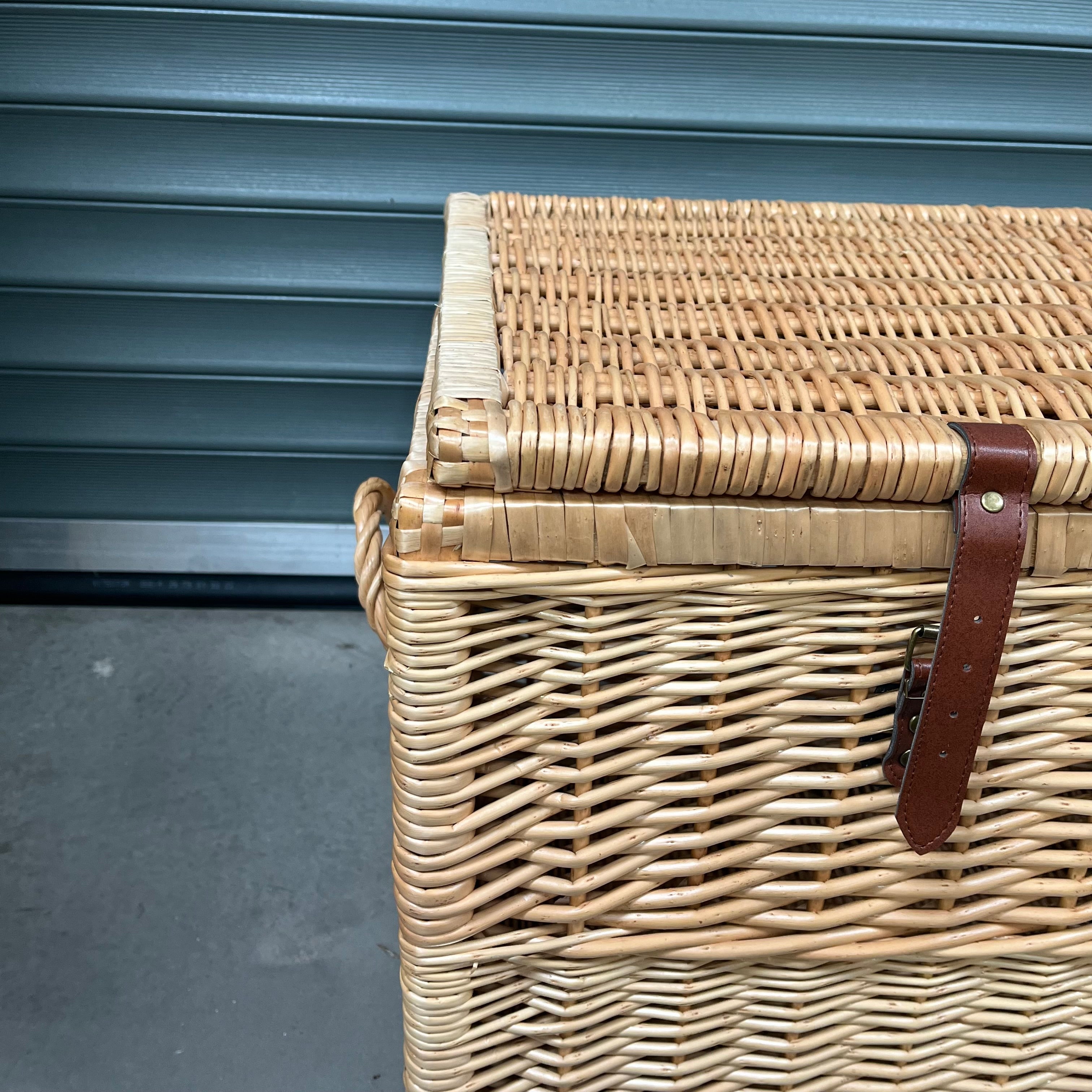 Natural Modena Wicker Storage Trunk Extra Large - 2nds Lot 94