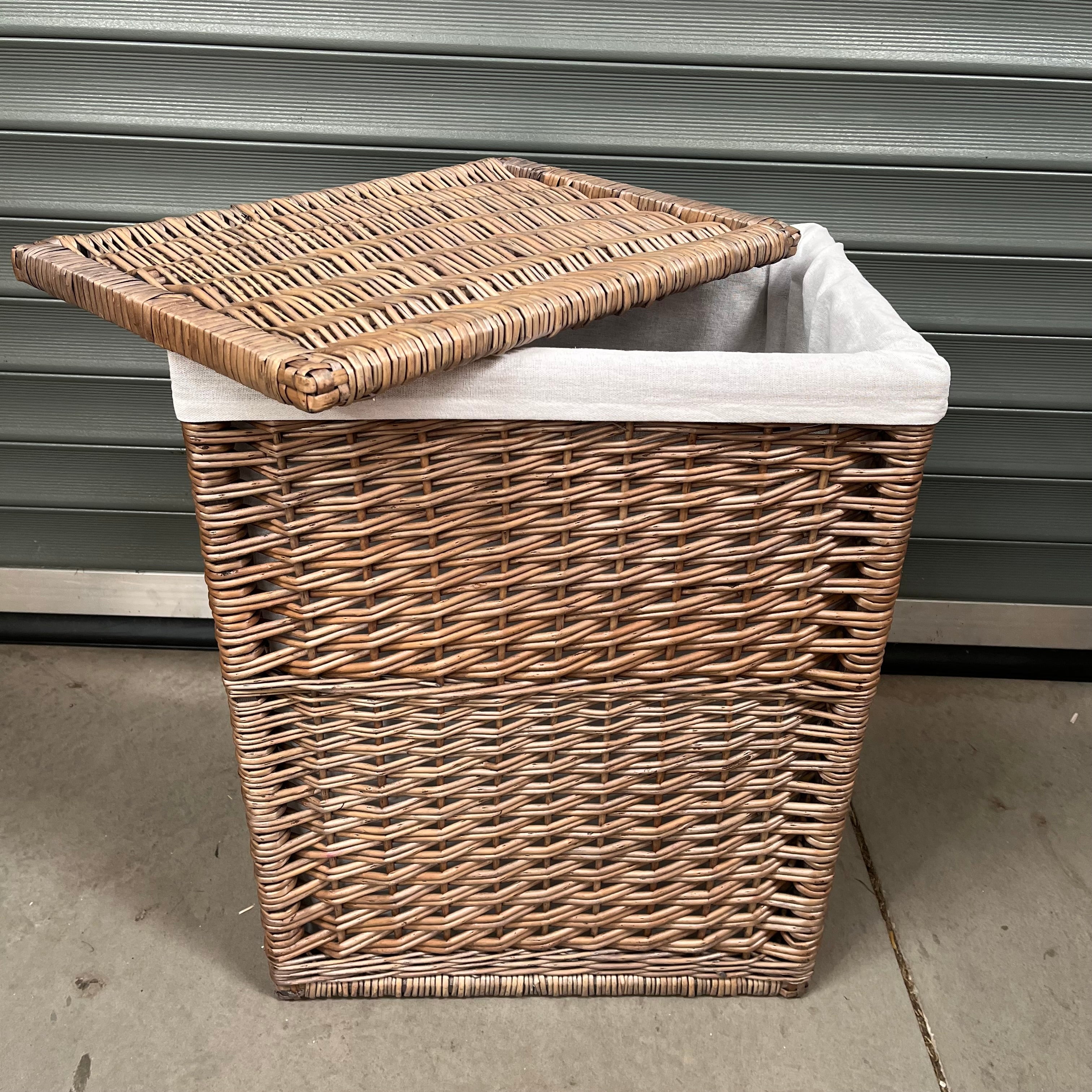 Light Grey Amalfi Extra Large Laundry Basket - 2nds Lot 105