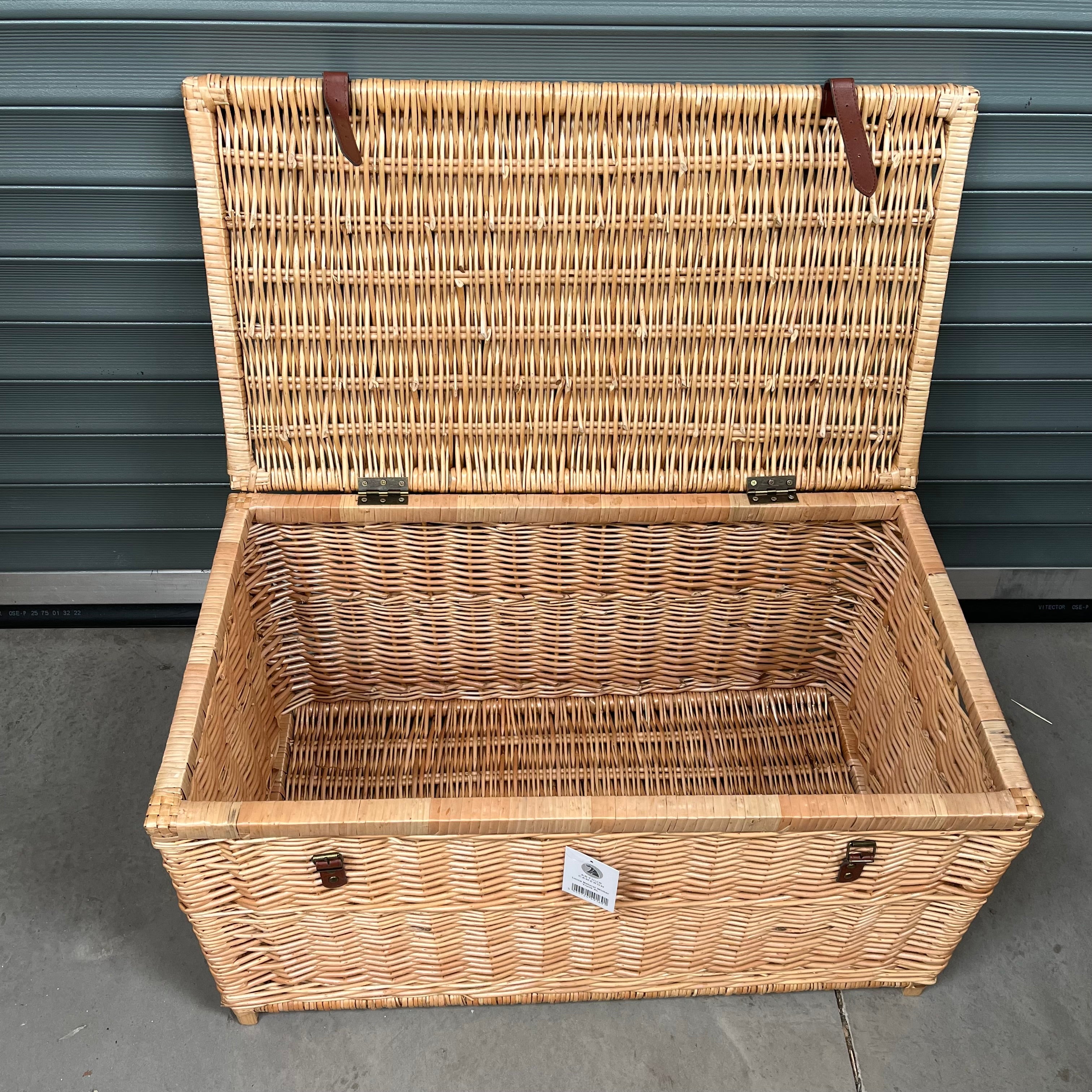 Natural Lucca Wicker Storage Trunk Extra Large - 2nds Lot 107
