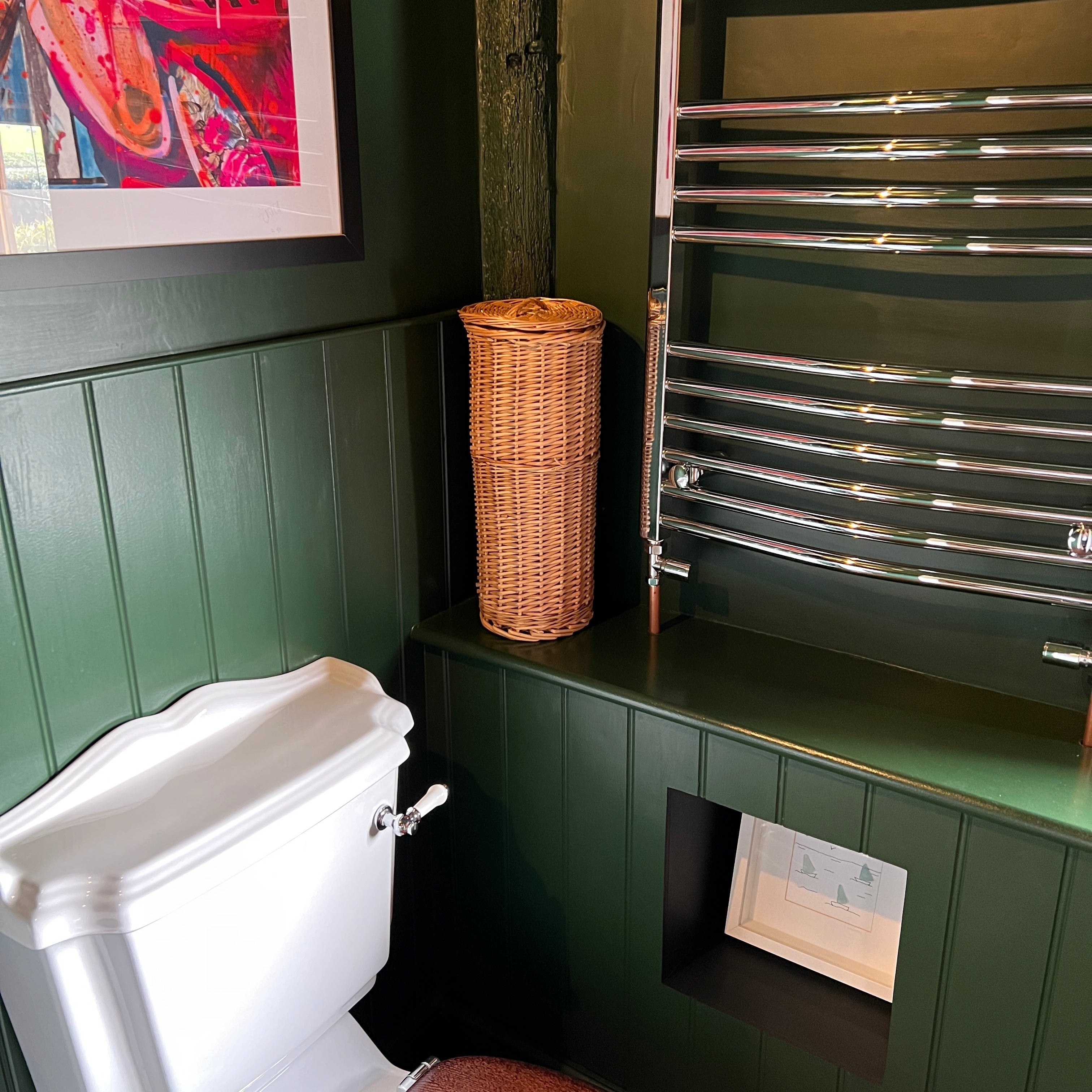 Natural Wicker Toilet Roll Holder