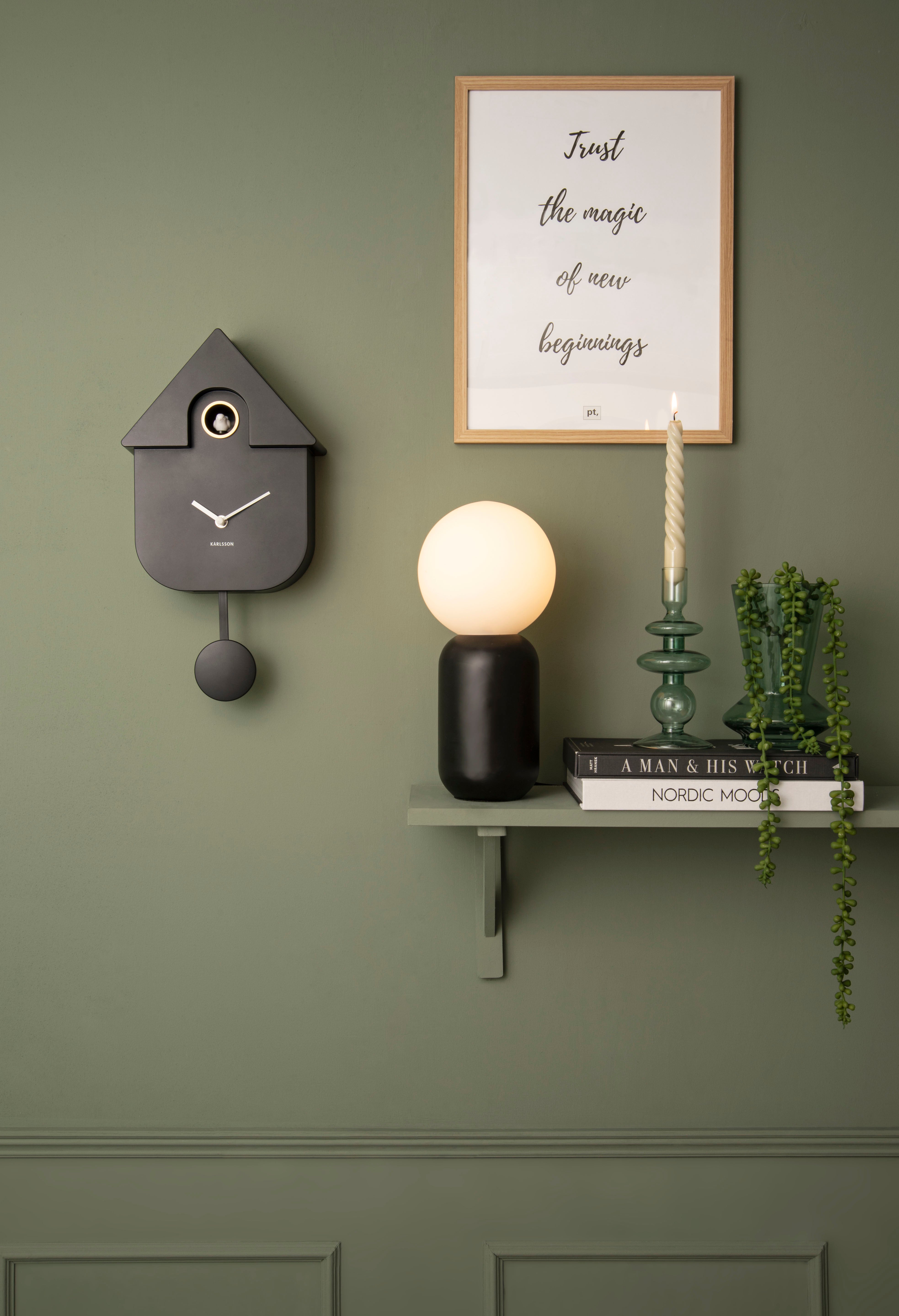 Karlsson Wall Clock Modern Cuckoo