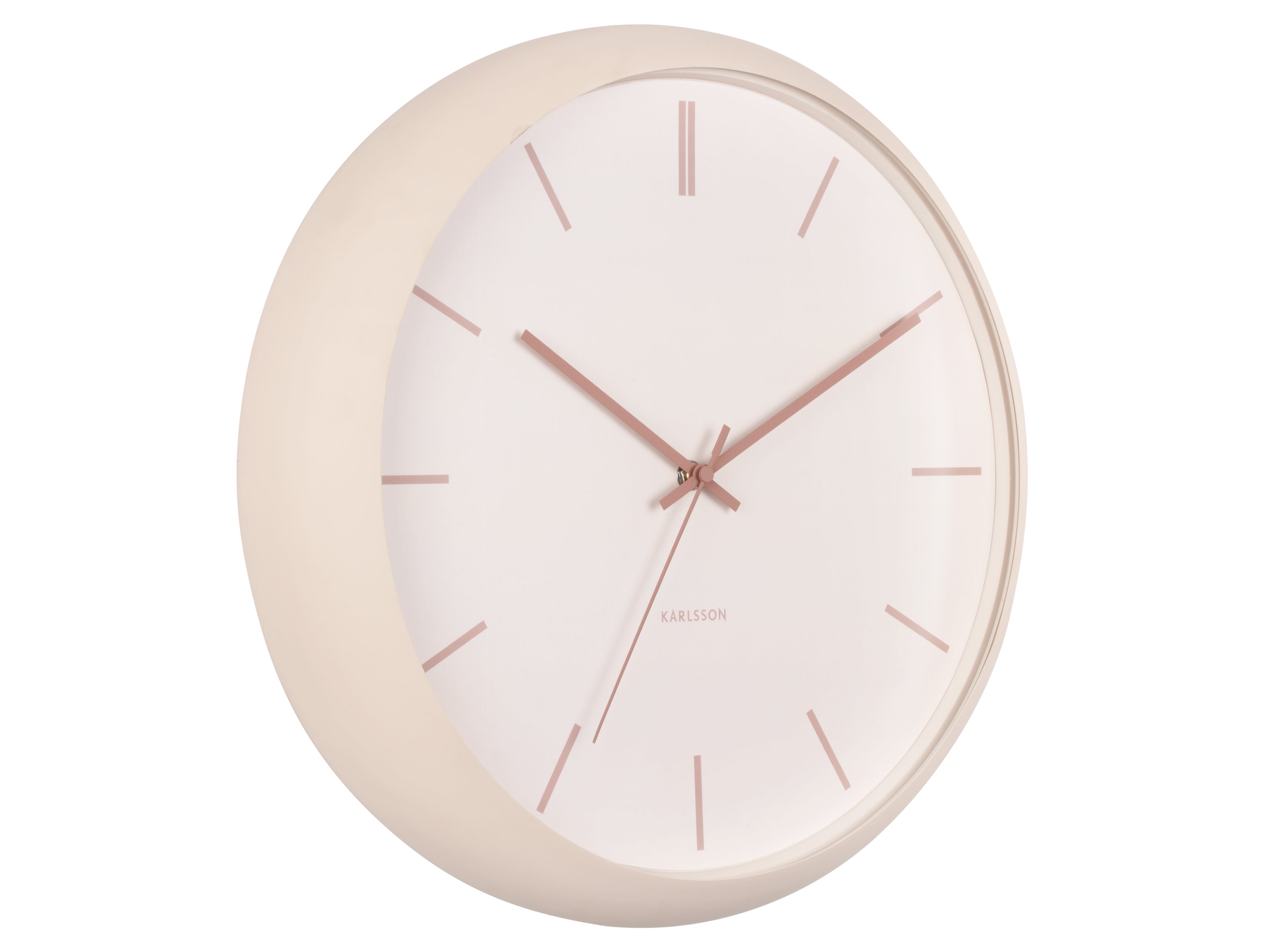 Karlsson Round Wall Clock Nirvana Globe - Sand Brown