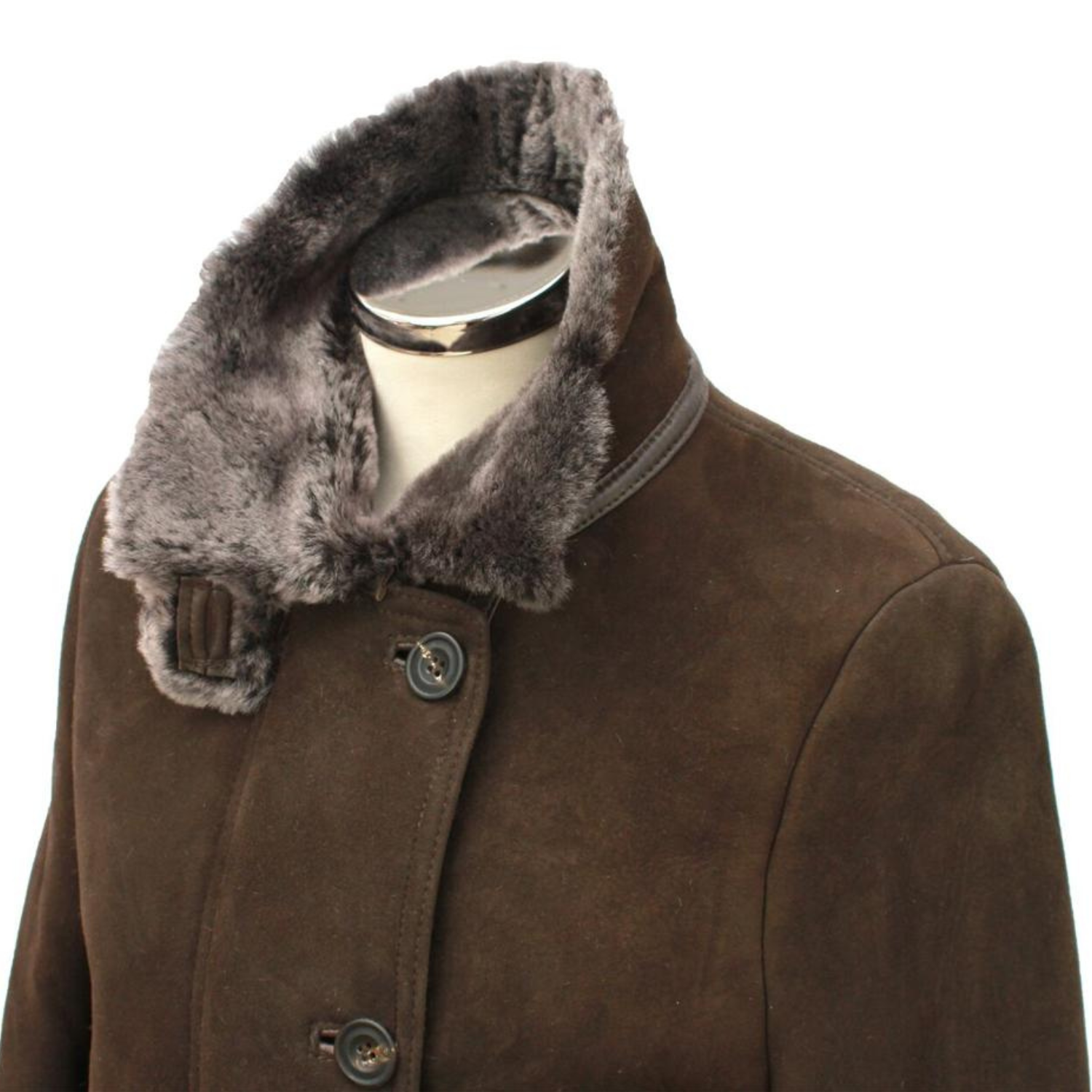 Ladies 'Jenny' Suede Sheepskin Coat