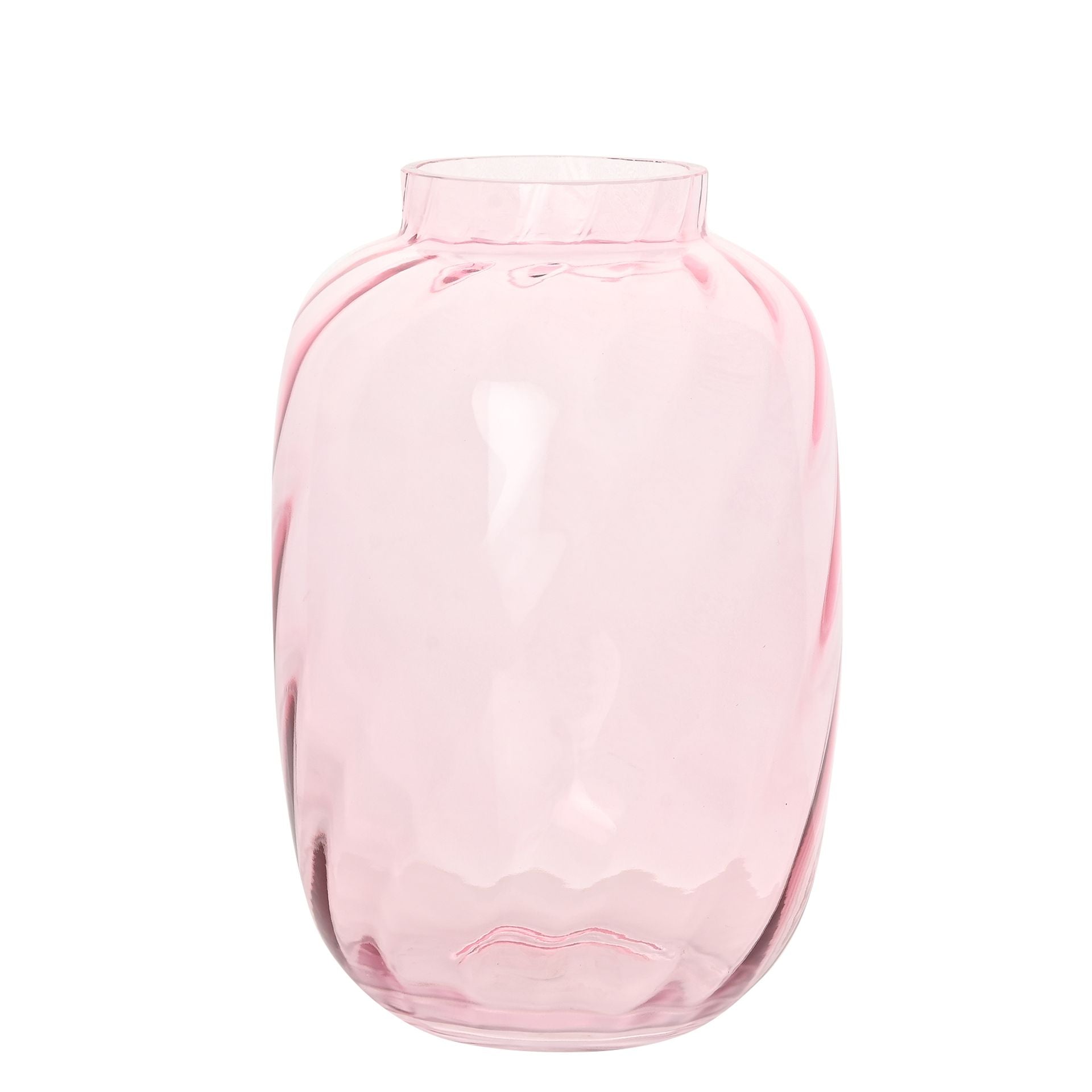 Handmade Coloured Bottle Neck Glass Vase