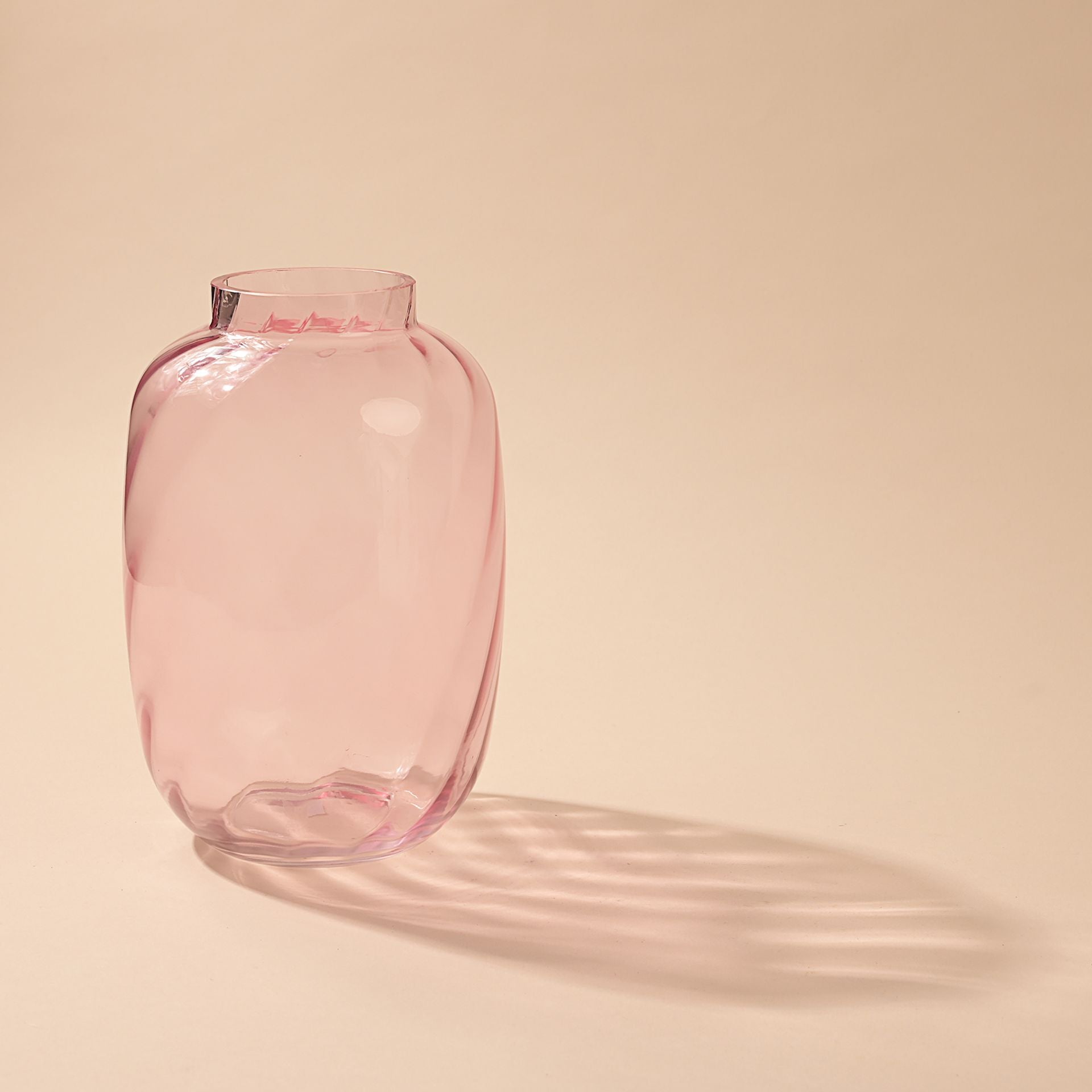 Handmade Coloured Bottle Neck Glass Vase