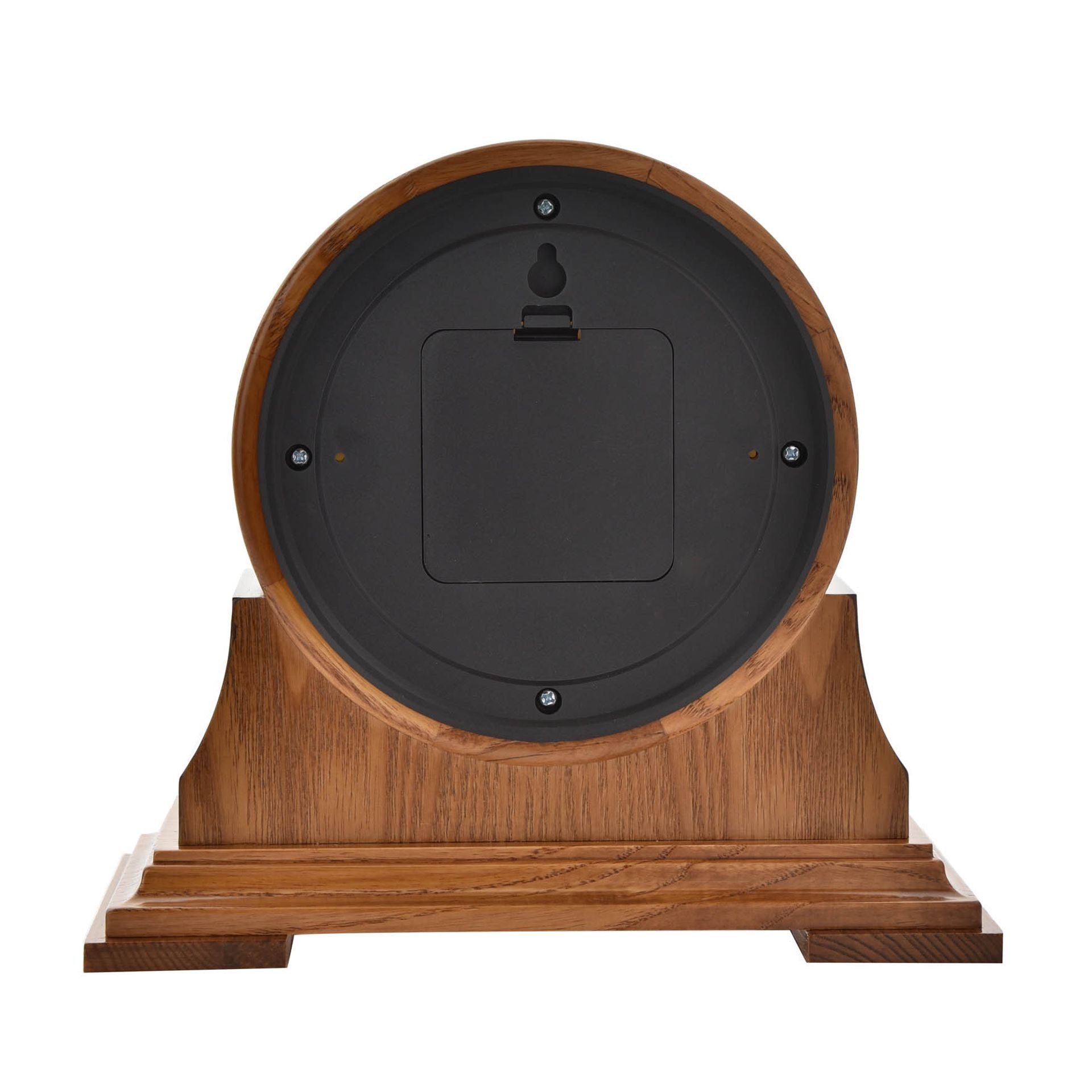 WM. Widdop Wooden Barrel Mantel Clock
