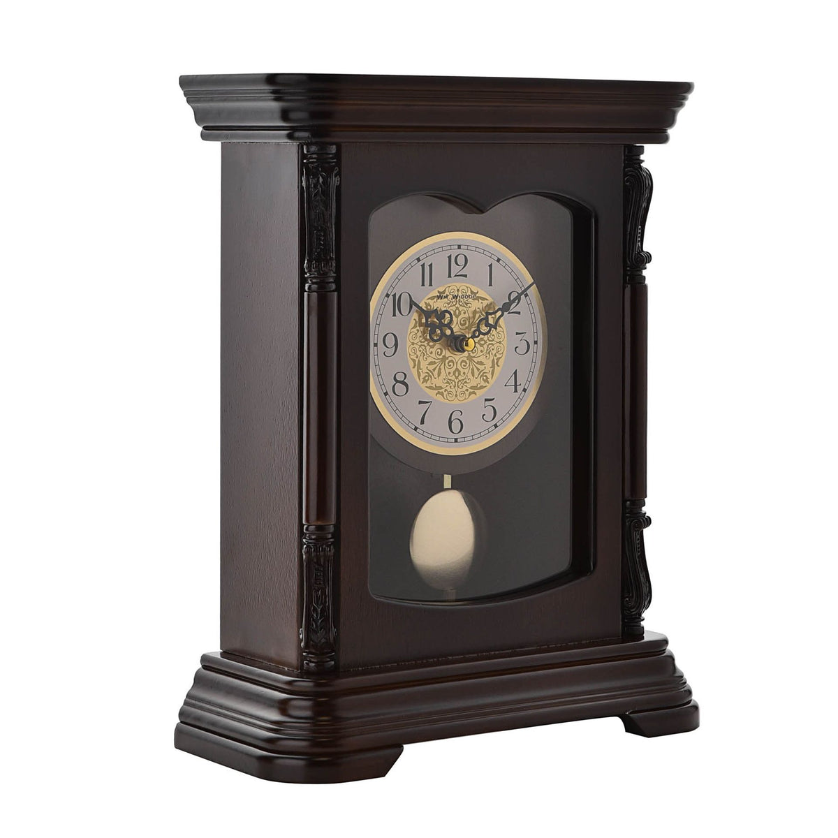 WM. Widdop Wooden Mantel Clock With Pendulum W2890 – Arthur Cameron