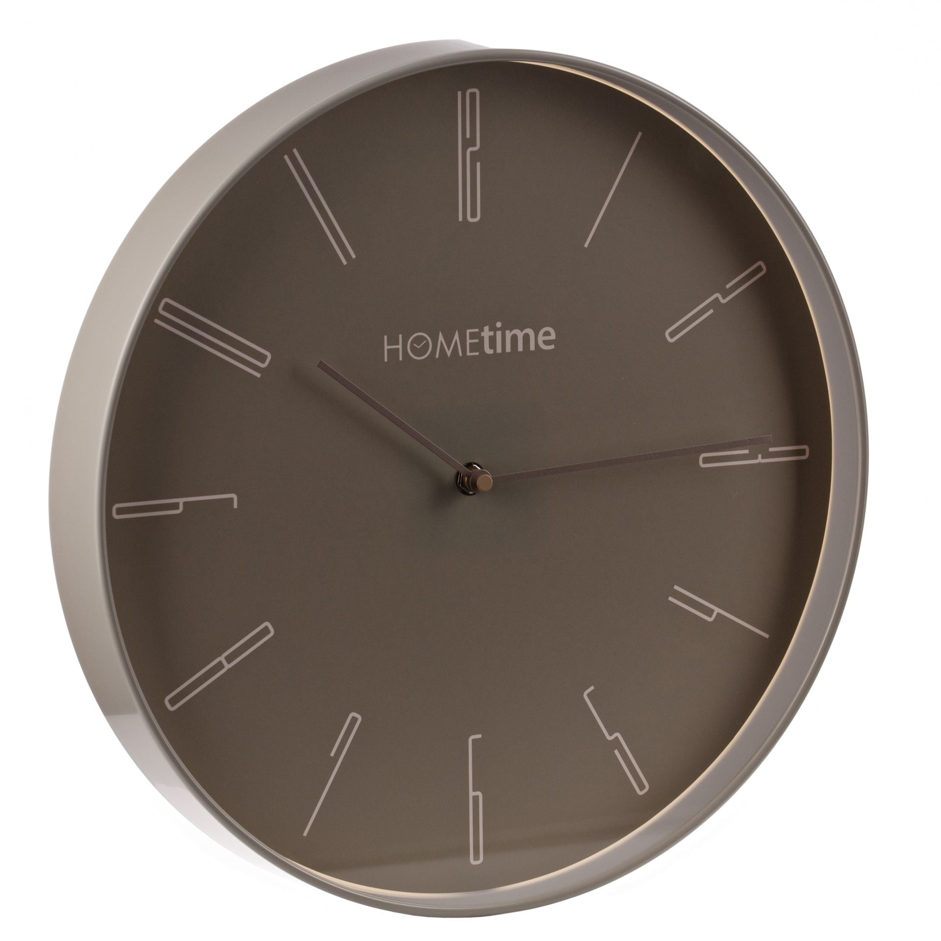 Hometime Grey Modern Wall Clock