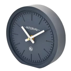 Widdop -  Interval Minimalist Mantel Clock 15cm - 4 Colours
