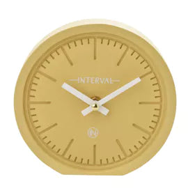 Widdop -  Interval Minimalist Mantel Clock 15cm - 4 Colours