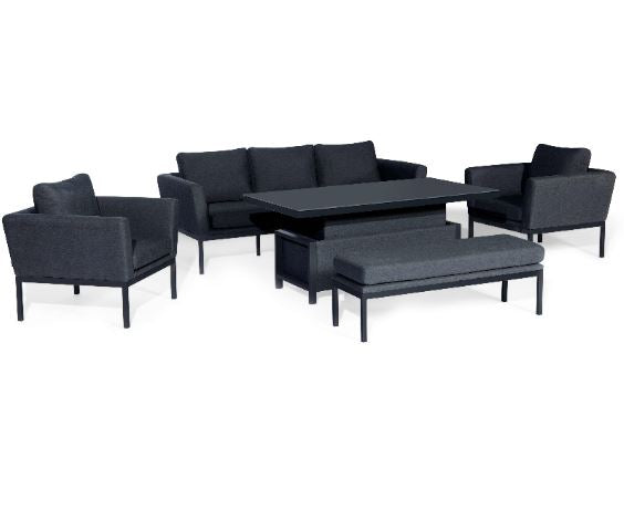 Pulse 3 Seat Sofa Set with Rising Table