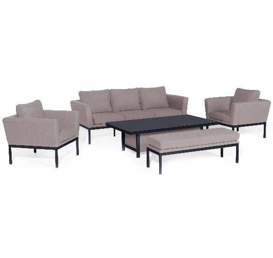 Pulse 3 Seat Sofa Set with Rising Table