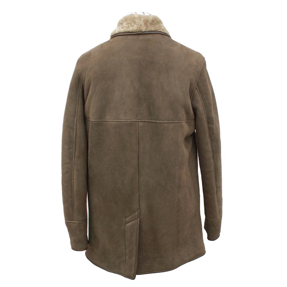 Mens 'Edward' Suede Sheepskin Jacket