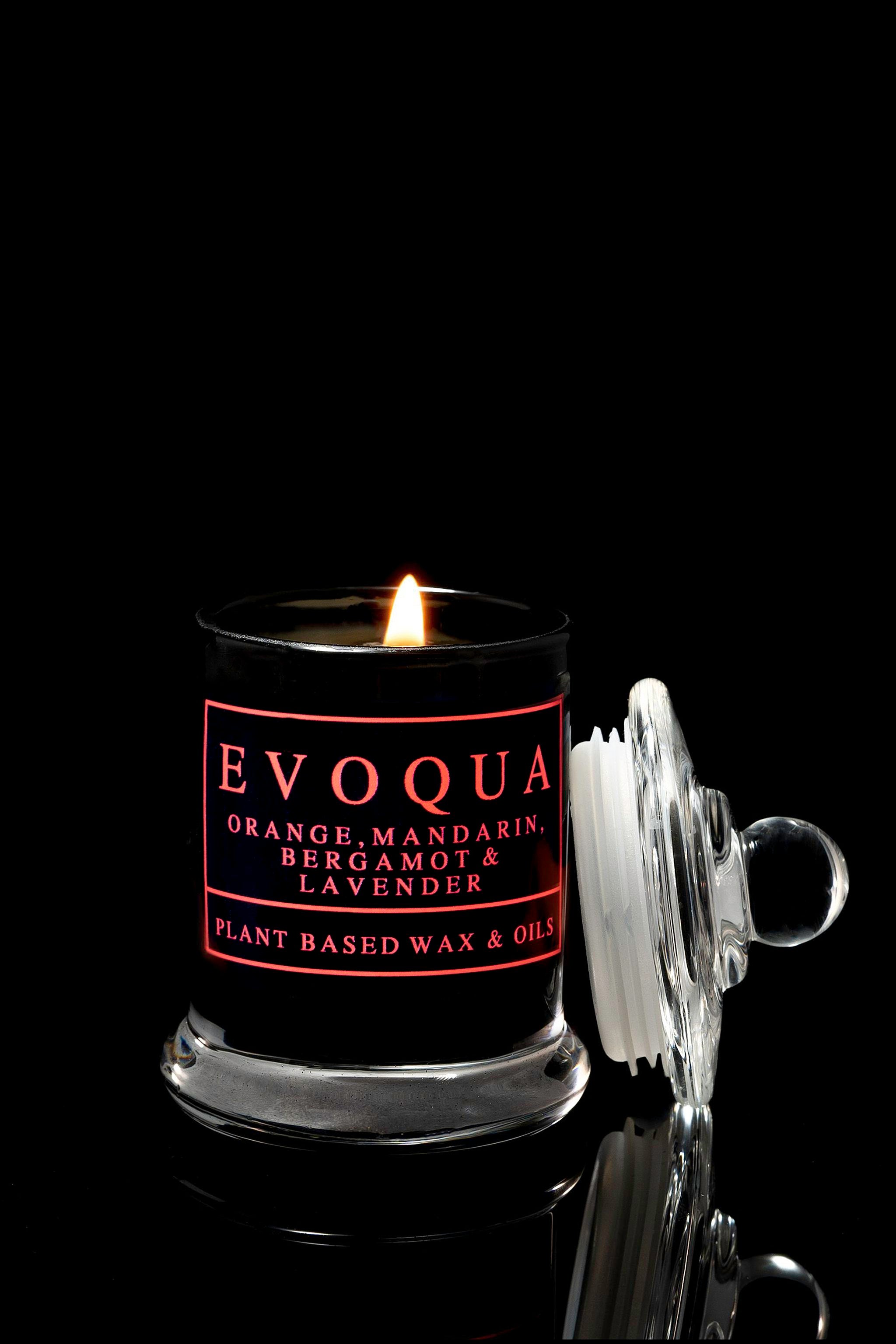 Evoqua 3 Piece Scented Candle Gift Set - Lavender, Clary Sage, Chamomile, Bergamot / Orange, Mandarin, Bergamot, Lavender / Eucalyptus, Lemon, Mint