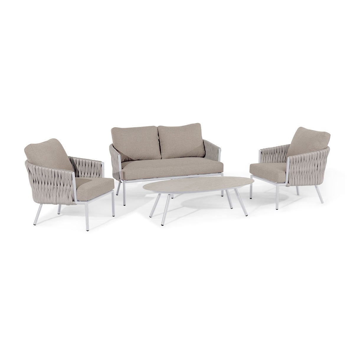 Marina Outdoor Fabric 2 Seat Sofa Set