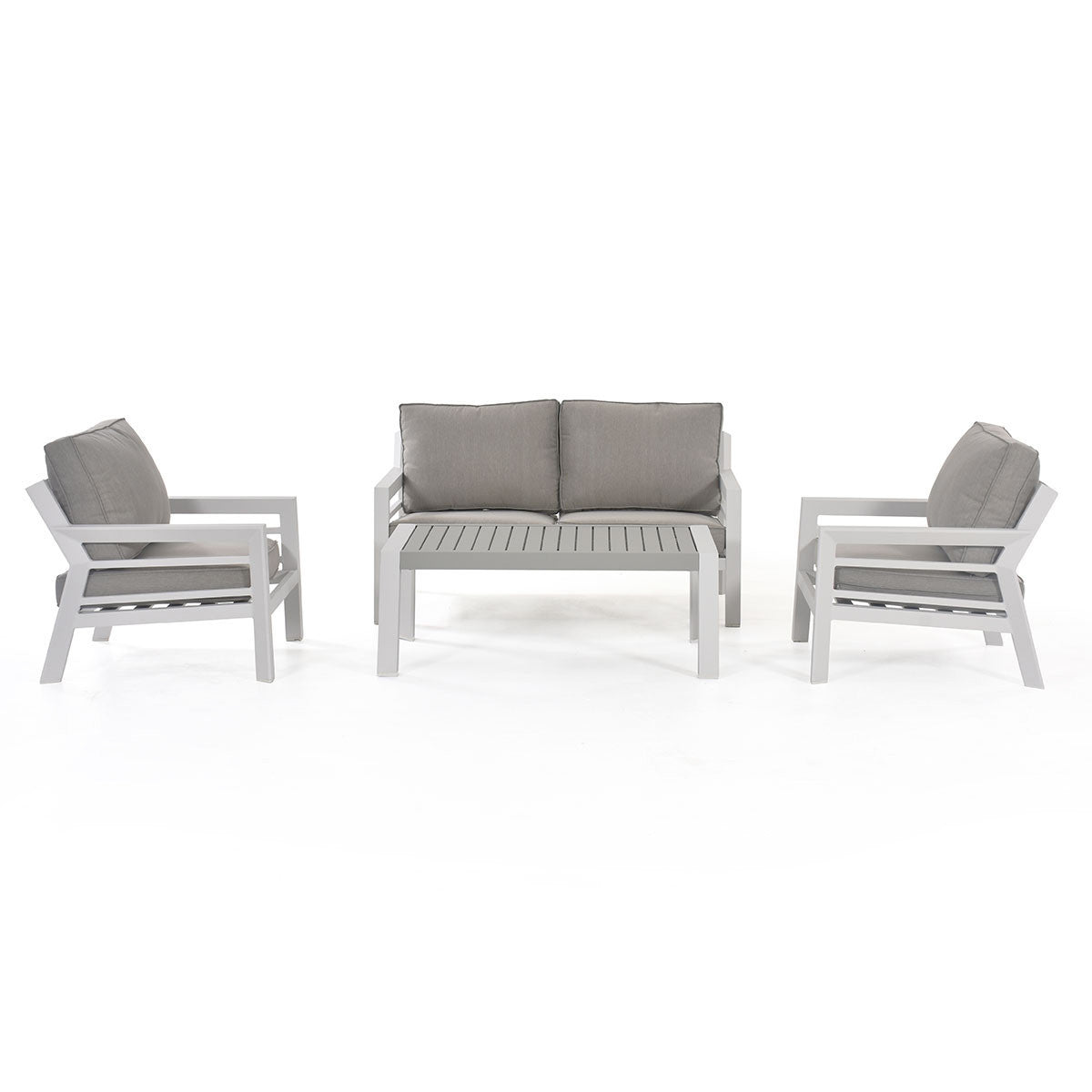 New York Outdoor Fabric 2 Seat Sofa Set