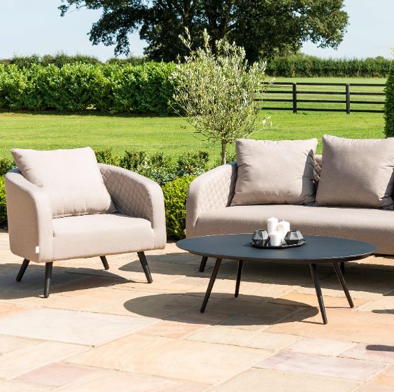 Ambition 2 Seat Outdoor Fabric Garden Lounge Set