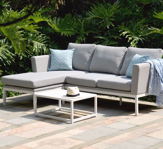 Pulse Chaise Outdoor Fabric Garden Lounge Set