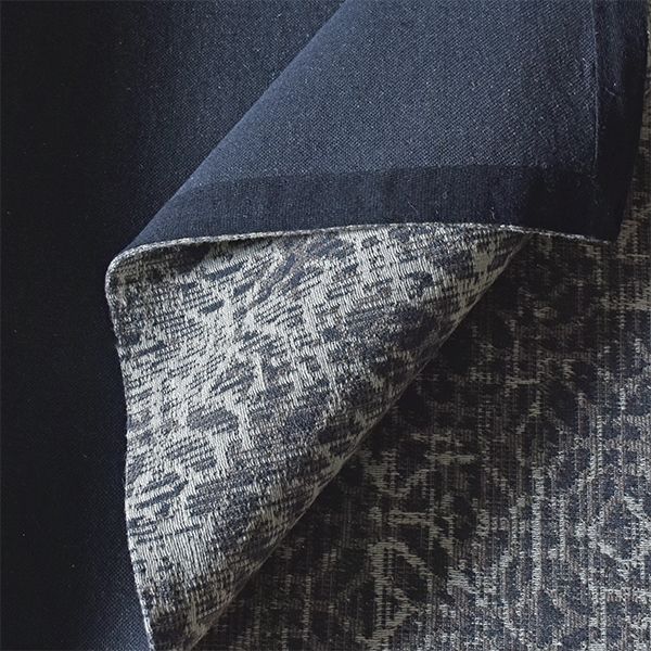 Grey & Ivory Geometric 'Drake' Jacquard Woven Modern Rug