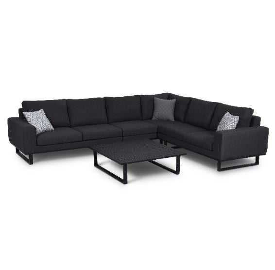 Ethos Large Corner Sofa Outdoor Fabric Garden Lounge Set