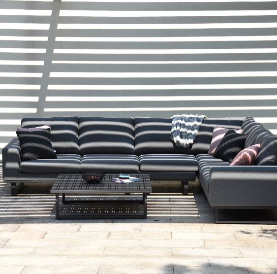 Ethos Large Corner Sofa Outdoor Fabric Garden Lounge Set