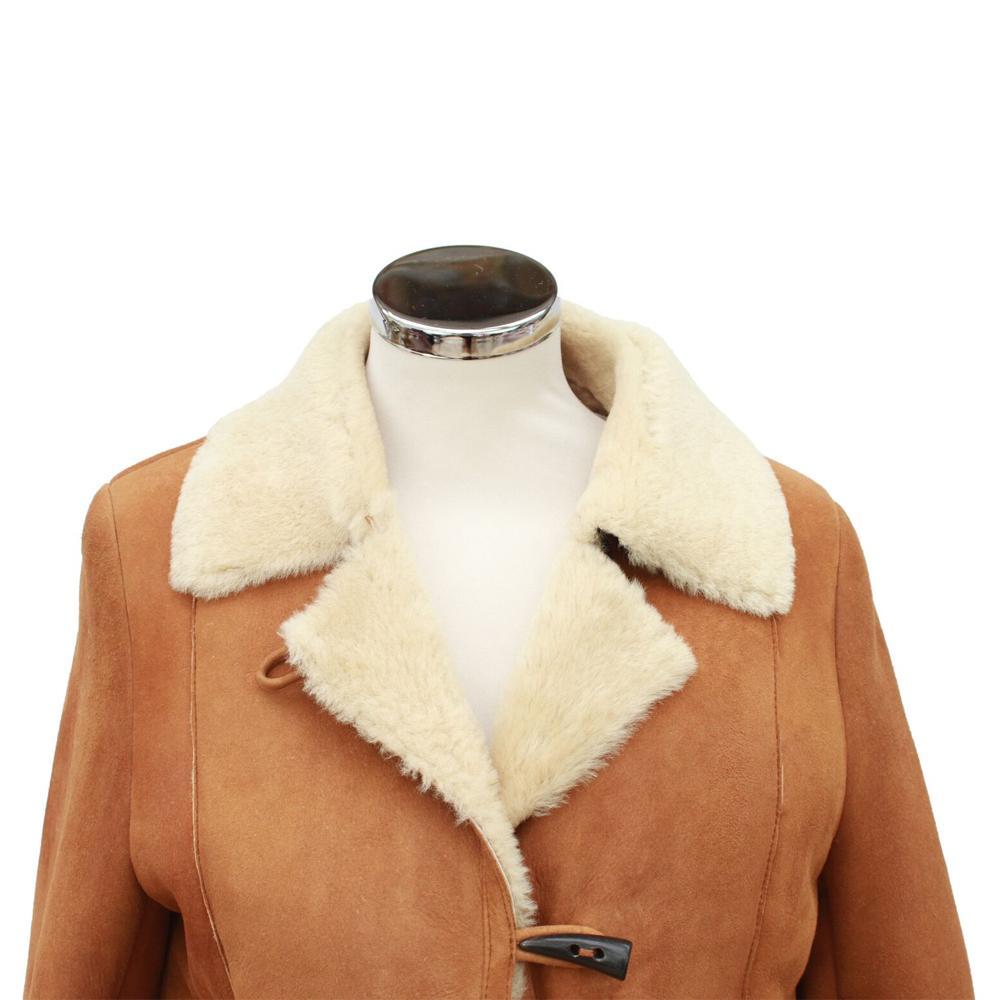 Ladies 'Anna' Suede Sheepskin Coat