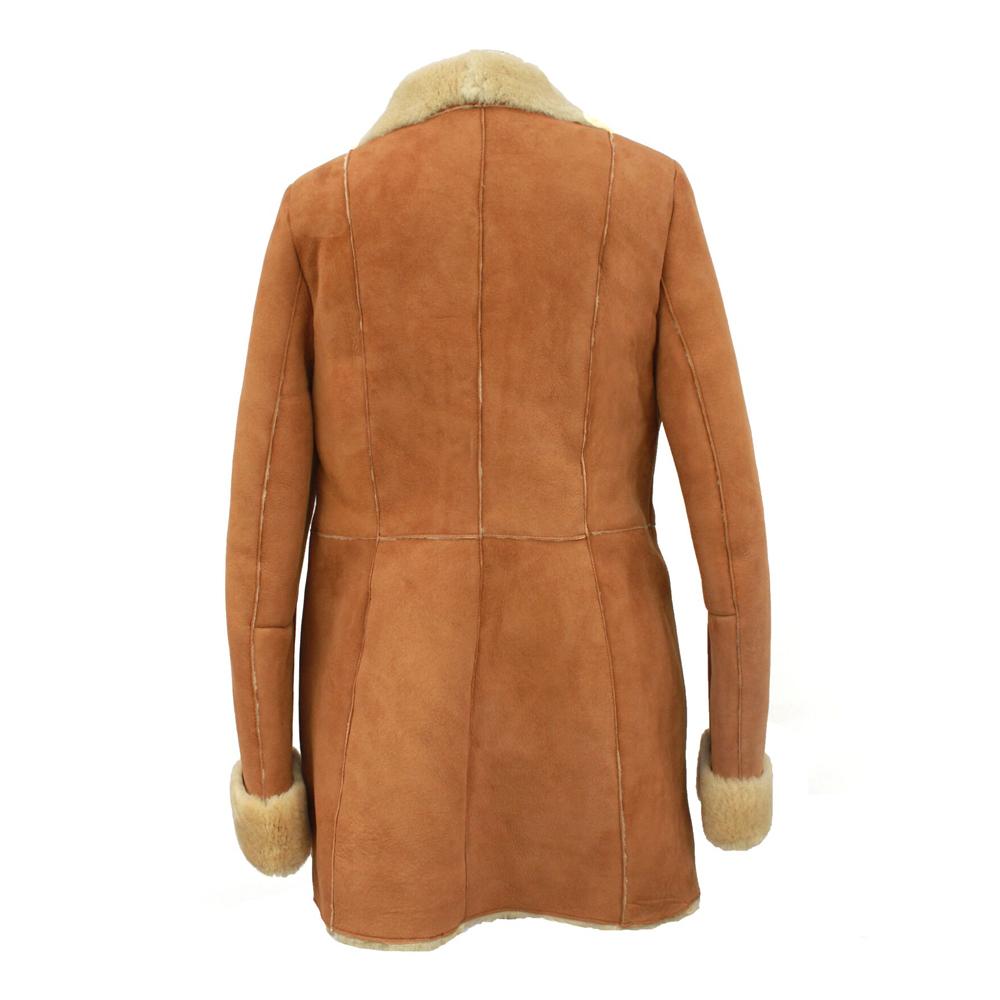 Ladies 'Annette' Suede Leather Sheepskin Coat