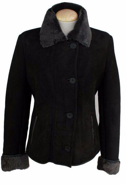 Ladies 'Jenny' Suede Sheepskin Coat