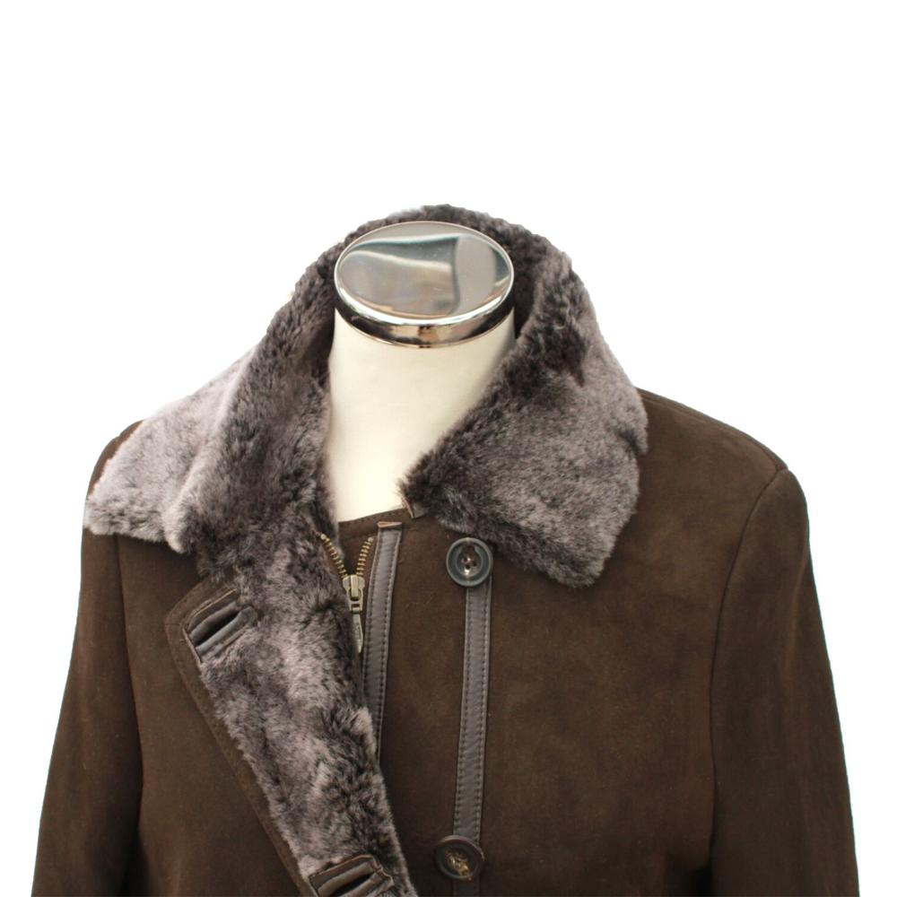 Ladies 'Jenny' Suede Sheepskin Coat